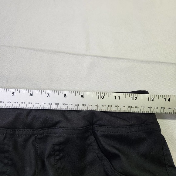 Under Armour Flex2 Size XS Elastic Waist Straight Leg Pull-On Scrub Pants Black - Picture 5 of 6